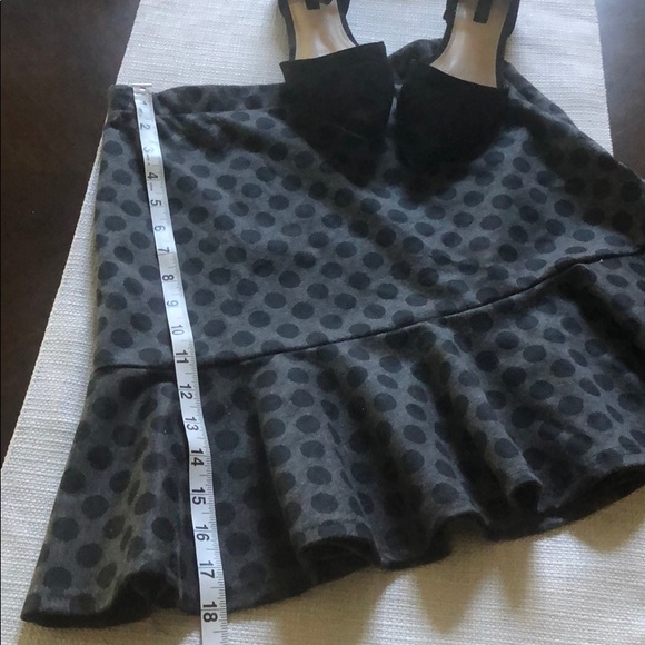 Gray Polka Dot Skirt 💕 - Picture 5 of 7